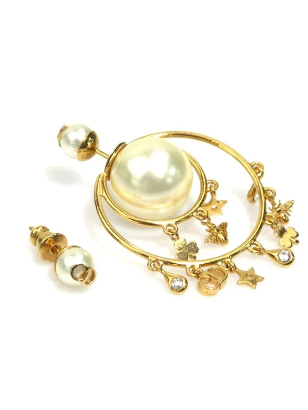 Dior Earrings Tribal Gold - Picture 2 of 10